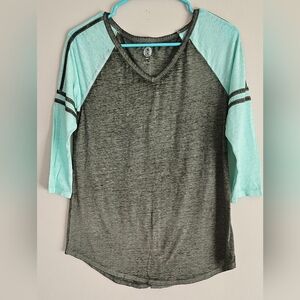 SO Gray & Mint Raglan